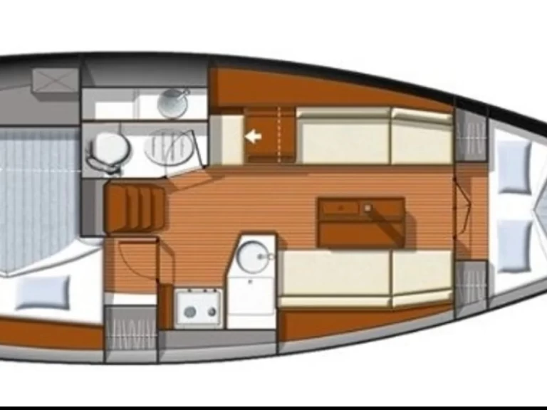 Vermietung Segelboot Jeanneau mit Führerschein