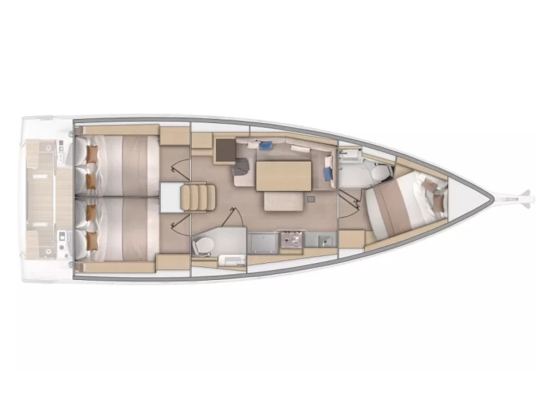 Segelboot mit oder ohne Skipper Bénéteau mieten in Préveza