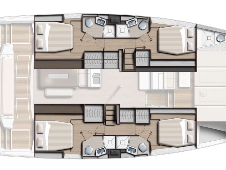 Vermietung Katamaran Bali Catamarans mit Führerschein