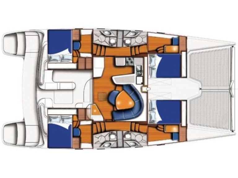 Vermietung Katamaran Leopard mit Führerschein