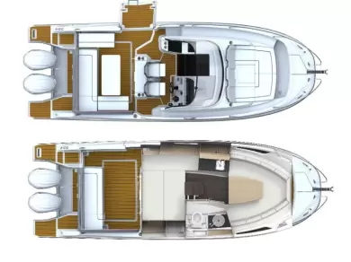 Motorboot mieten in Empuriabrava - Jeanneau Cap Camarat 9.0 WA