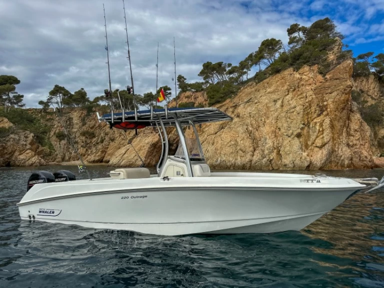 Motorboot mit oder ohne Skipper Boston Whaler mieten in Marina de Palamós