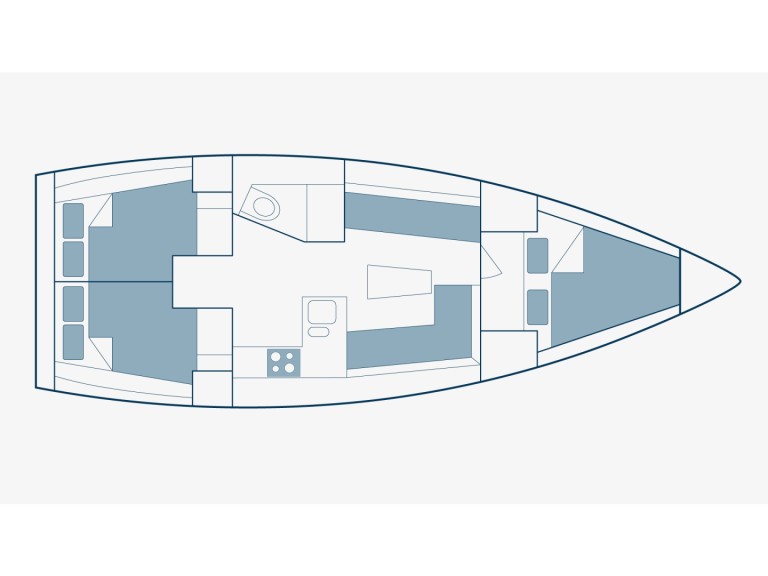Vermietung Segelboot Bavaria mit Führerschein