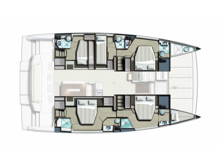Bootsverleih Bali Catamarans Bali 4.8 Silver Dolphin Provincia di Sassari Samboat