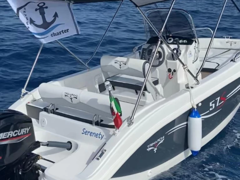 Vermietung Motorboot Trimarchi mit Führerschein