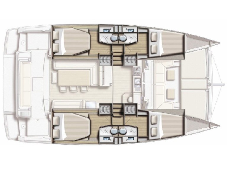 Katamaran mieten in Fa'anui - Bali Catamarans Bali 4.1