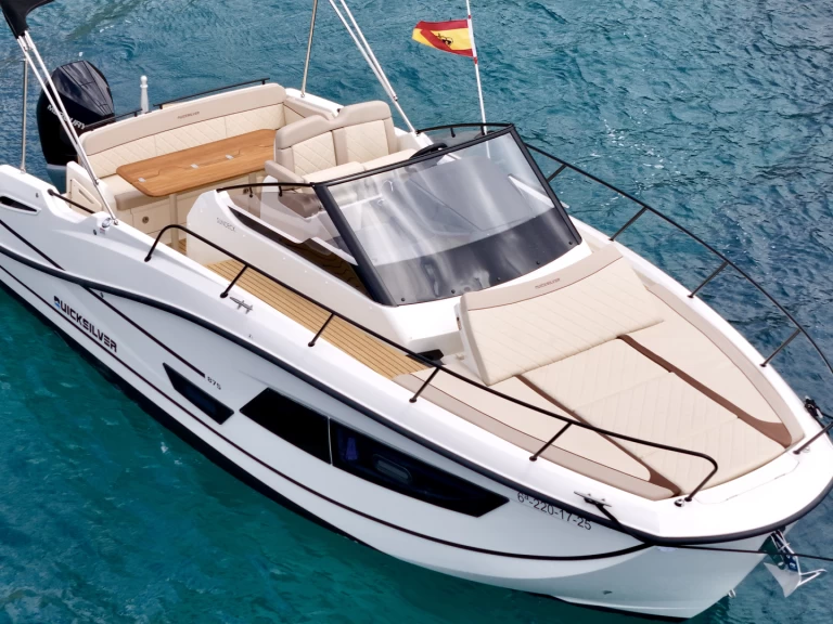 Vermietung Motorboot Quicksilver mit Führerschein