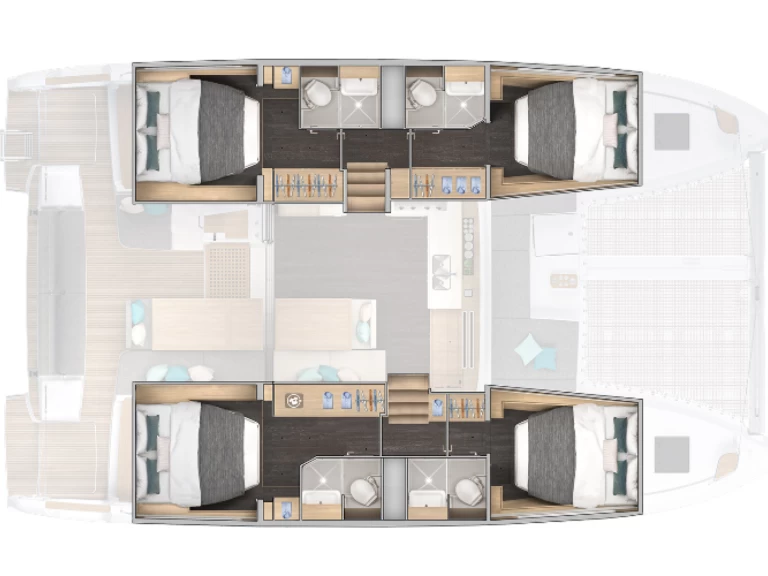 Katamaran mieten in Le Marin - Lagoon Lagoon 43