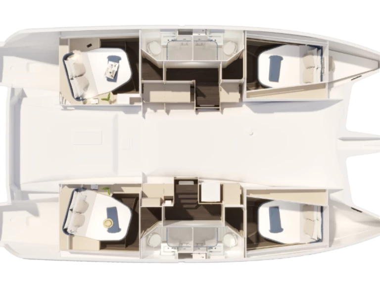 YachtCharter in Le Marin - Fountaine Pajot FP 44 auf SamBoat