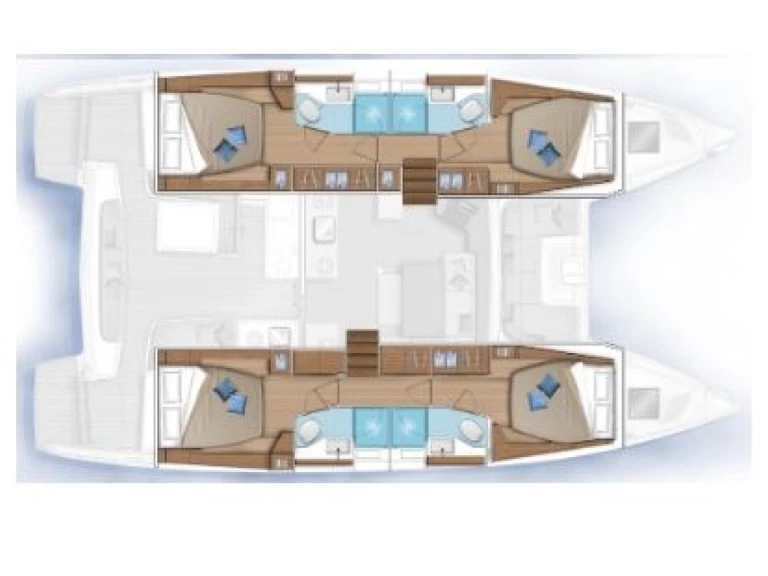 Ein Lagoon Lagoon 46 mieten in Lefkáda