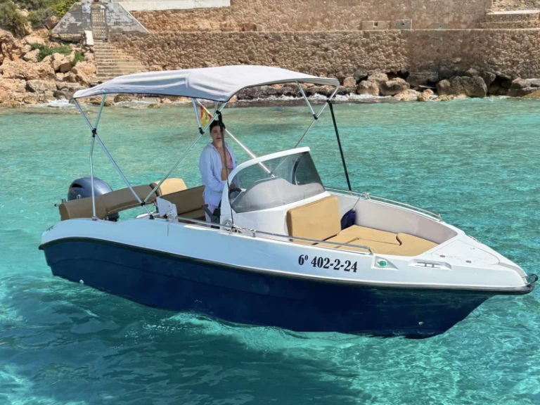 Vermietung Motorboot Daganz mit Führerschein