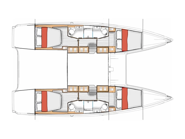 Vermietung Katamaran Excess mit Führerschein