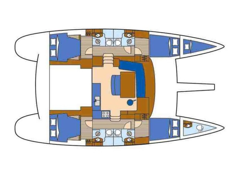 Boot mieten Olbia günstig Lagoon 440