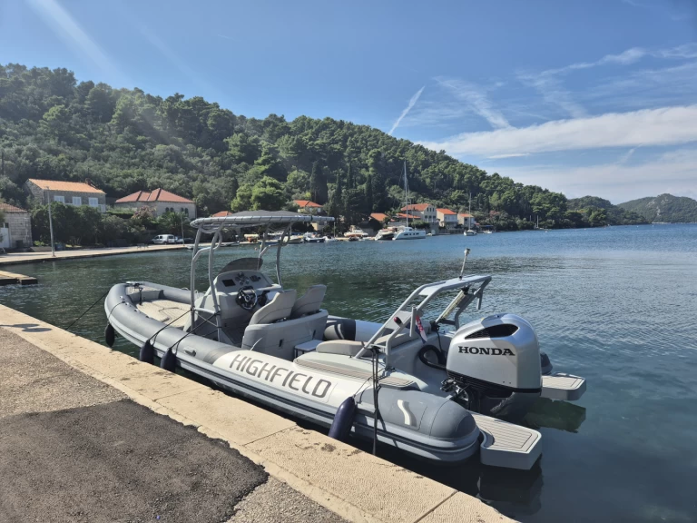 Vermietung Schlauchboot Highfield mit Führerschein