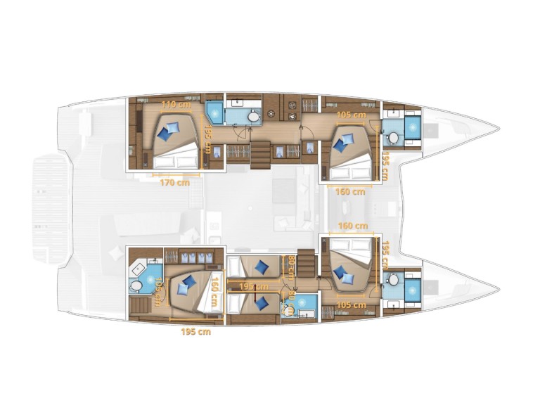 Boot mieten Split günstig Lagoon 55 LUXURY version (2025)