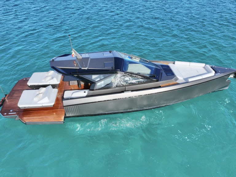 Vermietung Motorboot WALLY 50 mit Führerschein