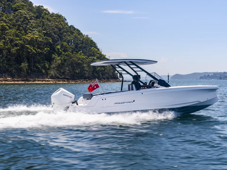 Vermietung Motorboot Axopar mit Führerschein