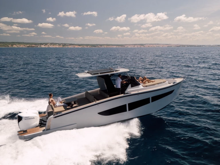 Vermietung Motorboot Lucky Wood mit Führerschein