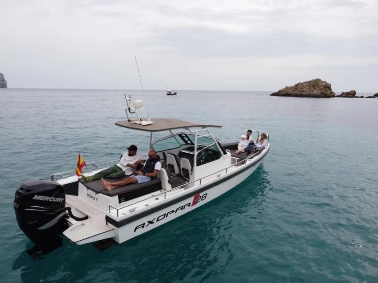 Vermietung Motorboot Axopar mit Führerschein