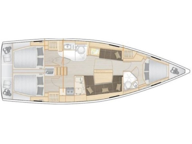 Boot mieten Lavrion günstig Hanse 418