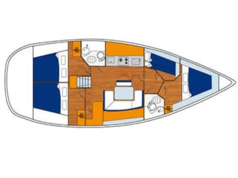 Vermietung Segelboot Bénéteau mit Führerschein