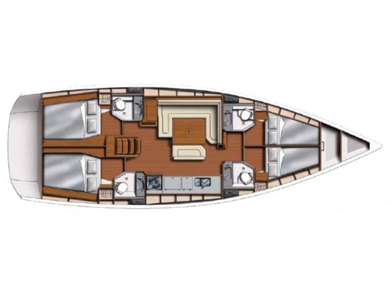 Ein Jeanneau Sun Odyssey 479 mieten in Dubrovnik