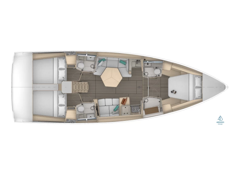 YachtCharter in Marina (City) - Dufour Sunsail 44.3 auf SamBoat