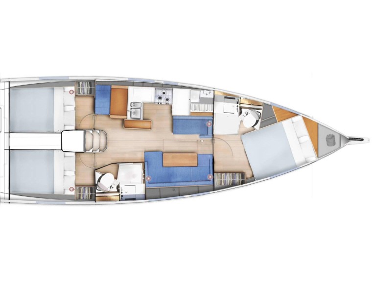 Jeanneau Sun Odyssey 410 mieten Cannigione di Arzachena