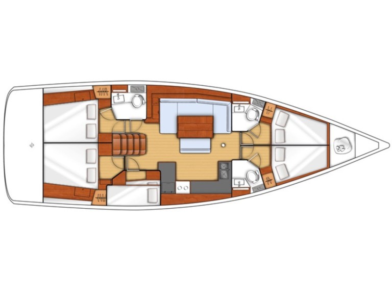 Vermietung Segelboot Bénéteau mit Führerschein