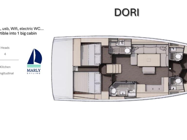 YachtCharter in Furnari - Dufour Dufour 470 auf SamBoat