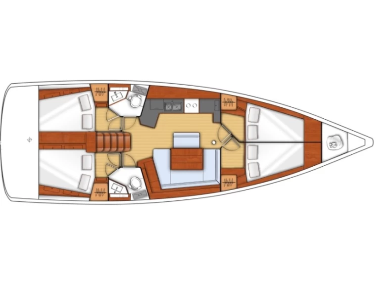 Bénéteau Oceanis 45 mieten Sukošan
