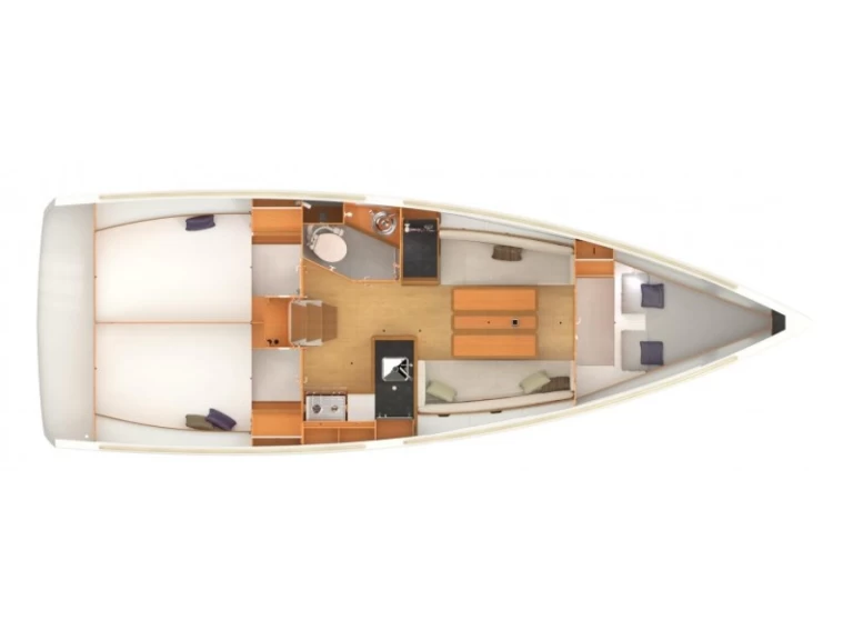 Segelboot mieten in Sukošan - Jeanneau Sun Odyssey 349