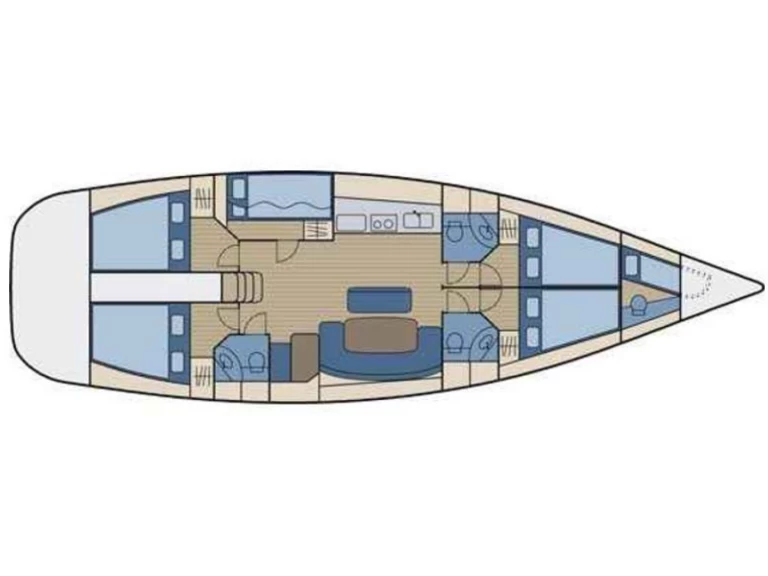 YachtCharter in Álimos - Bénéteau Cyclades 50.5 auf SamBoat