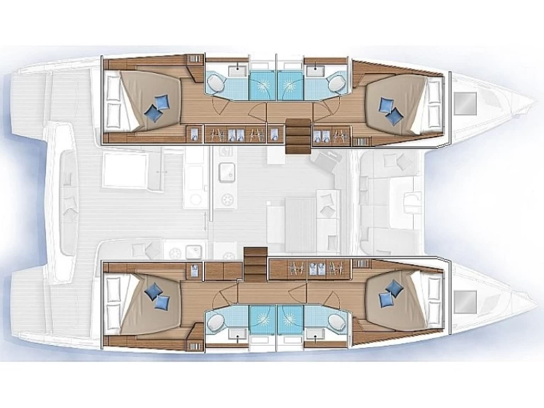 Boot mieten Lefkáda günstig Lagoon 46