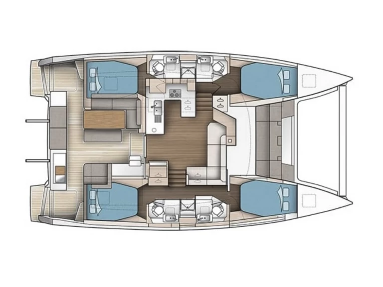 YachtCharter in Pórto Chéli - Fountaine Pajot Astrea 42 auf SamBoat