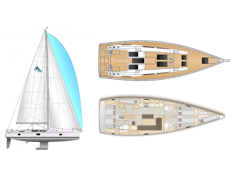 Hanse Hanse 508 mieten Lavrion