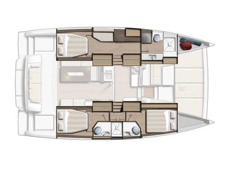 Ein Bali Catamarans Bali 4.2 mieten in Volos