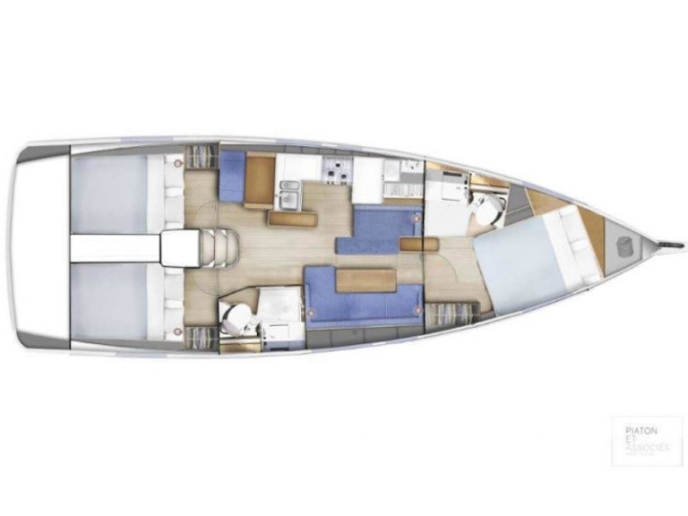 YachtCharter in Lefkáda - Jeanneau Sun Odyssey 410 auf SamBoat