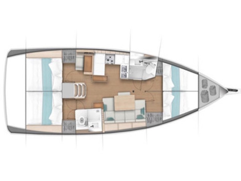 Segelboot mit oder ohne Skipper Jeanneau mieten in Lefkáda