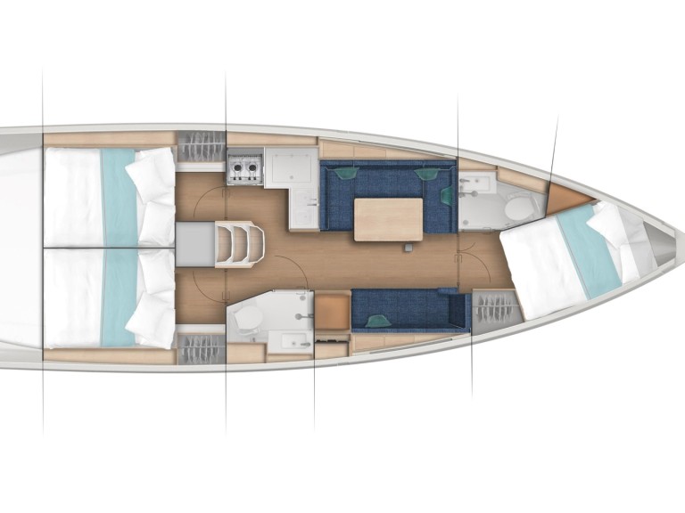 Jeanneau Sun Odyssey 389 mieten Lefkáda