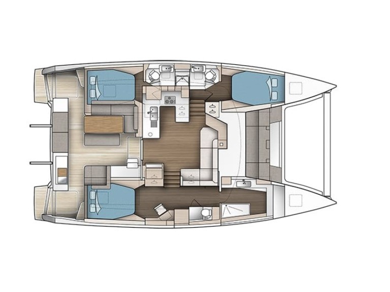 Vermietung Katamaran Fountaine Pajot mit Führerschein