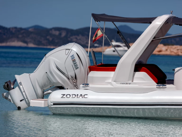 Vermietung Schlauchboot Zodiac mit Führerschein