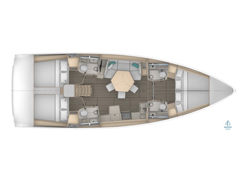 Vermietung Segelboot Dufour mit Führerschein