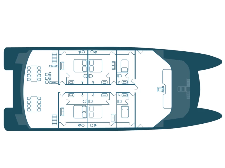 YachtCharter in Puerto Baquerizo Moreno -  Power Cat - Ocean Spray auf SamBoat