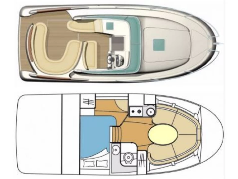 Motorboot mieten in Mandelieu-la-Napoule - Jeanneau Leader 805