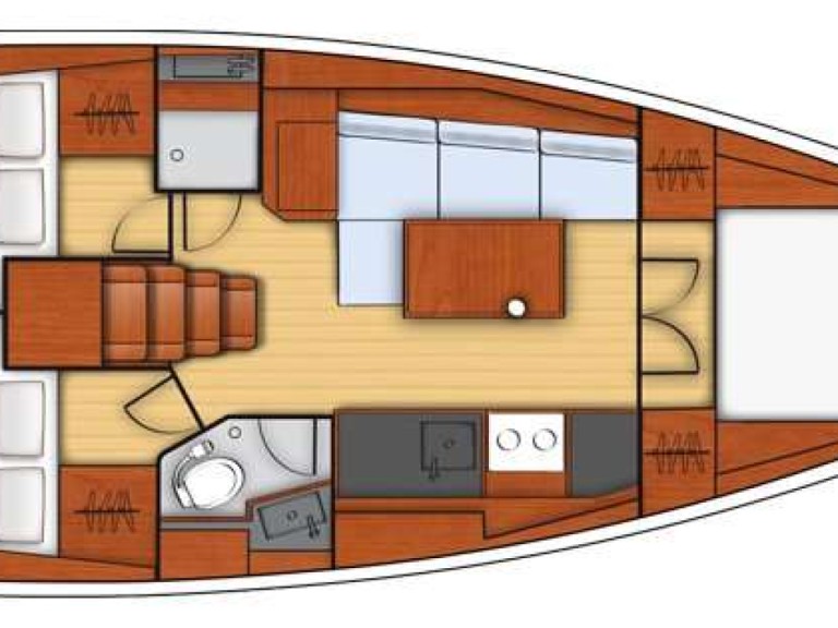 Vermietung Segelboot Bénéteau mit Führerschein