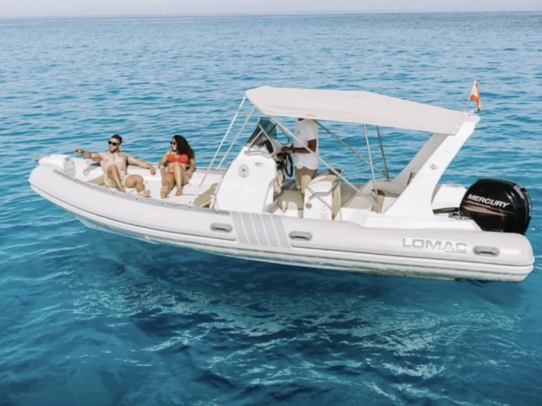 Vermietung Schlauchboot Lomac mit Führerschein