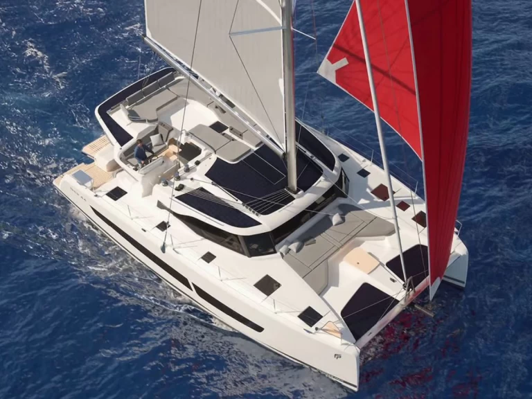 Ein Fountaine Pajot Fountaine Pajot FP 44 Quatuor ELECTRIC - 4 + 1 cab. mieten in Seget Donji