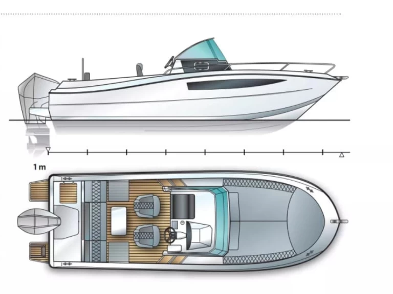Boot mieten Opatija günstig Atlantic Marine Sun Cruiser 730