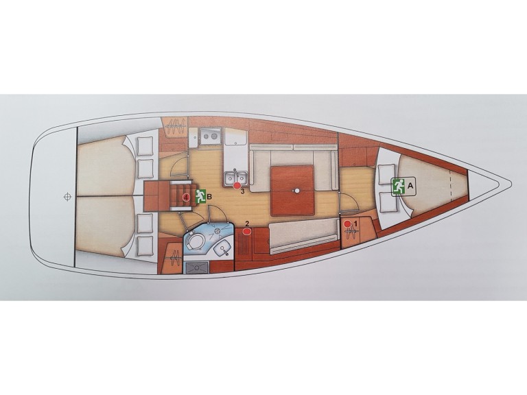 Vermietung Segelboot Bénéteau mit Führerschein